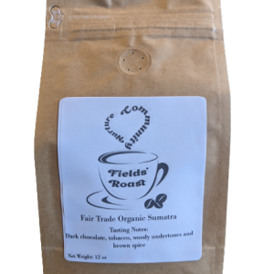 fields roast fairtrade organic sumatra whole bean coffee available for purchase online or in store in Chesterfield County VA