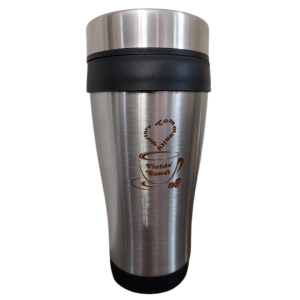 fields roast stainless steel travel mug available at fields roast in Chesterfield County VA